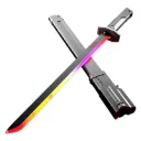 Sparkblade LED Sword with Smoke & Spark Effects – 7-Color Light Blade, Sound FX | Anime-Inspired Cosplay Katana