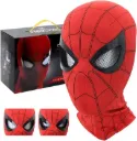 3D Spider-Man Mask with Moving Eyes, Jaw Motion Activated Blinking Eyelid for Adults & Kids